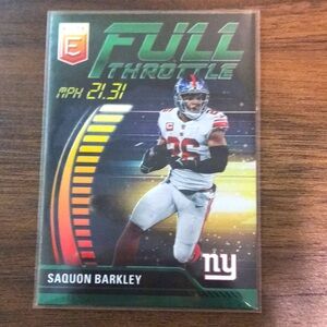 2023 Panini Saquan Barkley full throttle card
